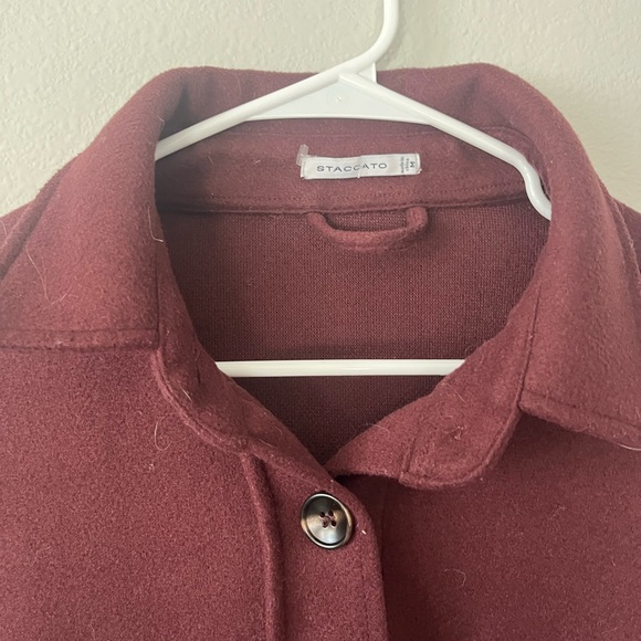 Staccato Deep Red Utility Jacket - Picture 4 of 6